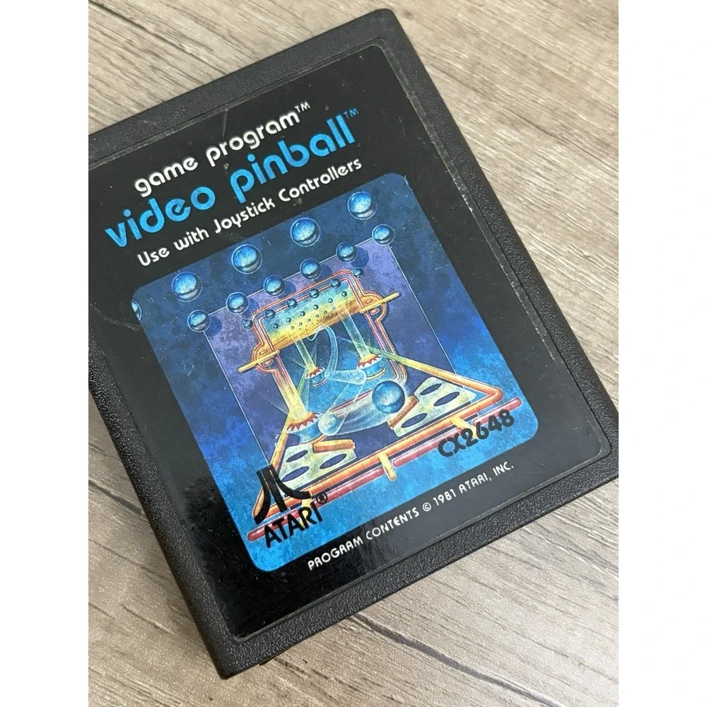 Atari 2600 Video Pinball Game Cartridge Only CX2648 Tested Works